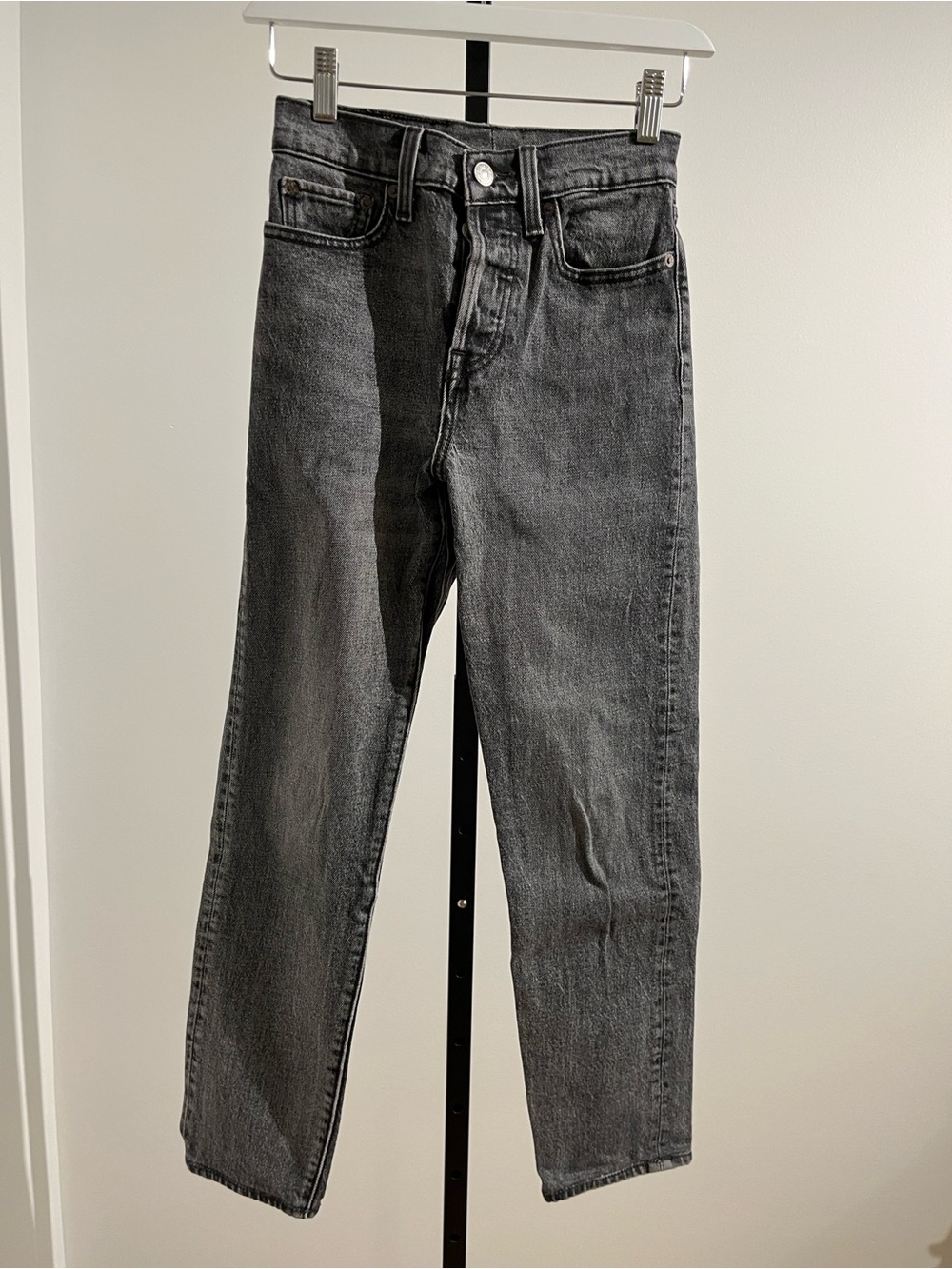 Levi's Charcoal Straight Jeans